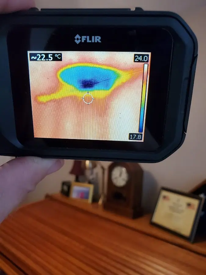 Thermal imaging inspection for water damage in Lake City
